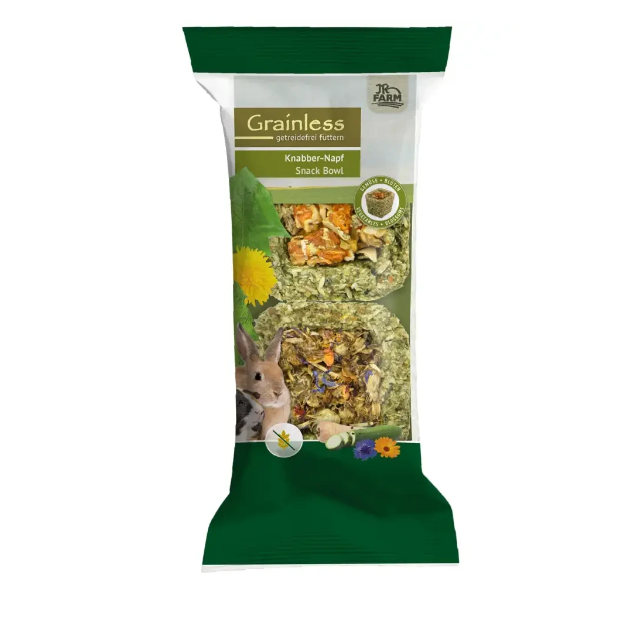 JR Farm Grainless Gnaverskål til gnavere 2 x 75 g